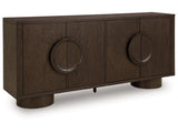 Veeda Dark Brown Accent Cabinet (Online Special Price) - Ornate Home