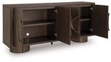 Veeda Dark Brown Accent Cabinet (Online Special Price) - Ornate Home