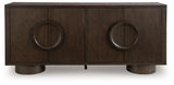 Veeda Dark Brown Accent Cabinet (Online Special Price) - Ornate Home