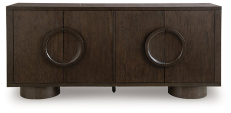 Veeda Dark Brown Accent Cabinet - Ornate Home