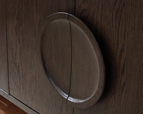 Veeda Dark Brown Accent Cabinet - Ornate Home