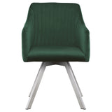 Veena Chrome 5-piece Dining Room Set - Ornate Home