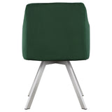 Veena Chrome 5-piece Dining Room Set - Ornate Home