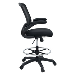 Veer Black Drafting Chair - Ornate Home