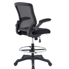 Veer Black Drafting Chair - Ornate Home