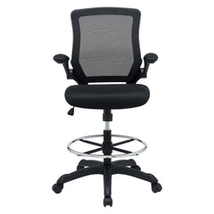 Veer Black Drafting Chair - Ornate Home