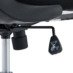 Veer Black Drafting Chair - Ornate Home