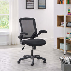 Veer Black Mesh Office Chair - Ornate Home