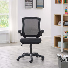 Veer Black Mesh Office Chair - Ornate Home