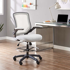 Veer Gray Drafting Chair - Ornate Home