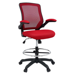 Veer Red Drafting Chair - Ornate Home