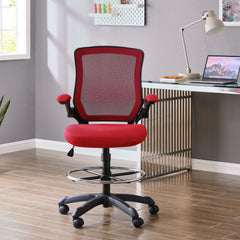 Veer Red Drafting Chair - Ornate Home