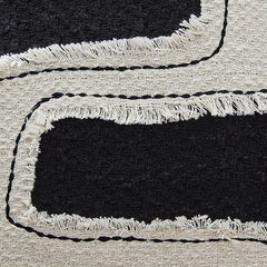 Veerbank Black/Beige Pillow (Set of 4) - Ornate Home