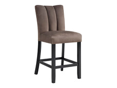 Vega Beige/Black Counter Height Chair (Set of 2) - Ornate Home