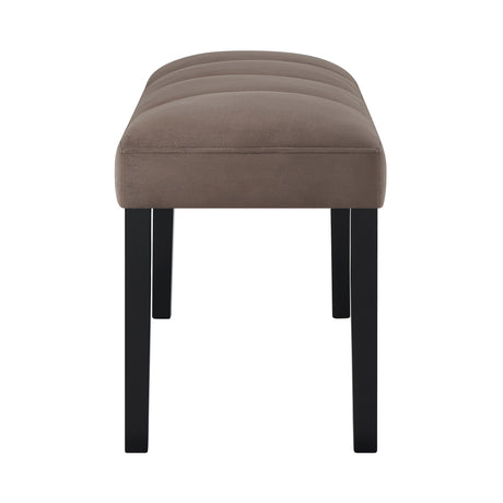 Vega Black/Brown Bench - Ornate Home