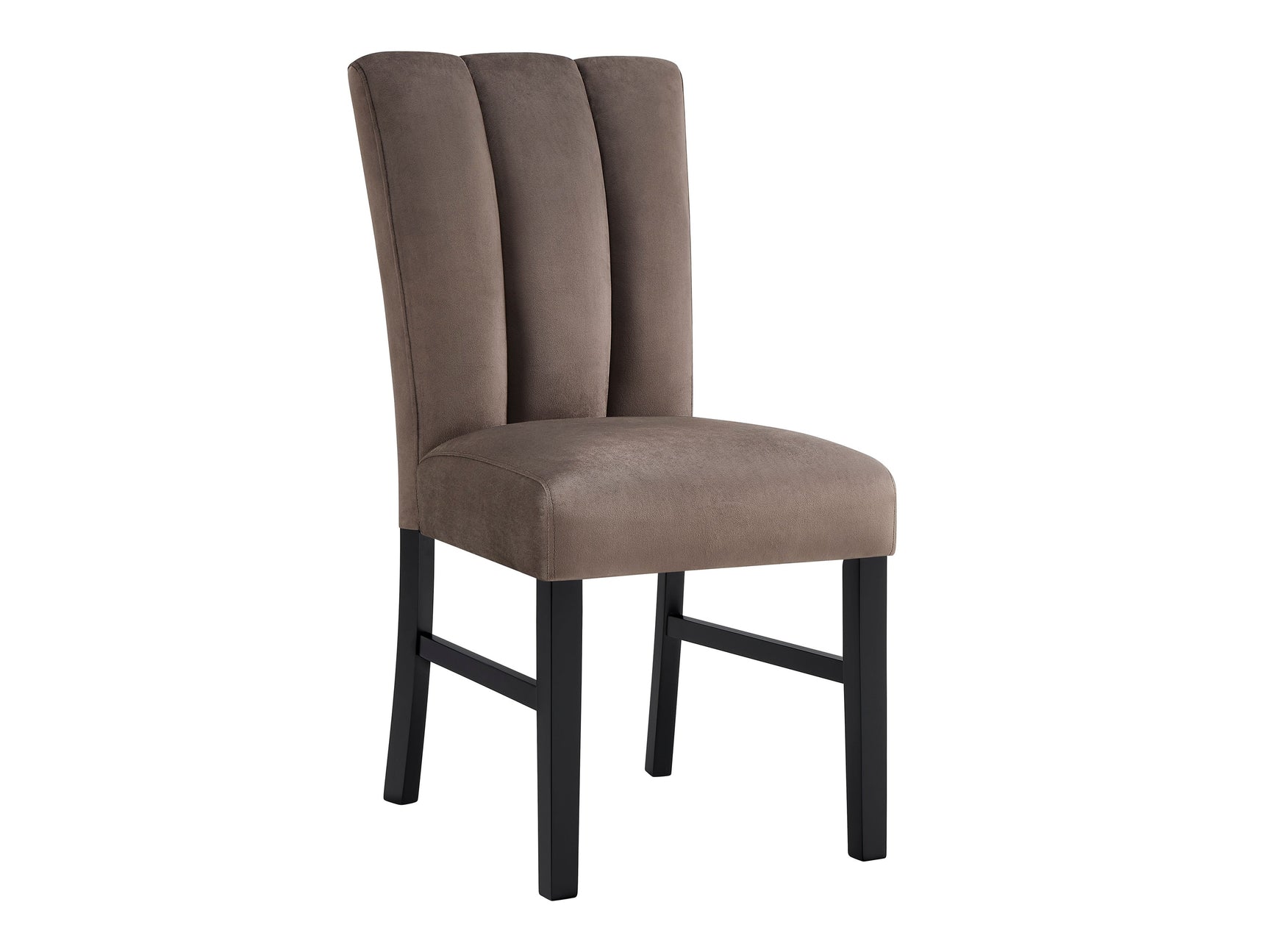 Vega Black/Brown Side Chair (Set of 2) - Ornate Home