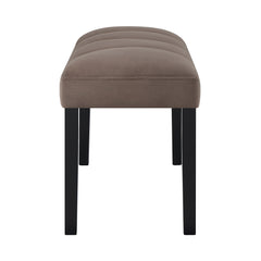 Vega Black/Brown Bench - Ornate Home