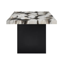 Vega Black/Brown/White Dining Set - Ornate Home