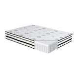 Vela White 12" California King Hybrid Mattress - Ornate Home