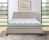 Vela White 12" Eastern King Hybrid Mattress - Ornate Home