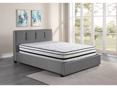 Vela White 12" Full Hybrid Mattress - Ornate Home
