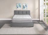 Vela White 12" Queen Hybrid Mattress - Ornate Home