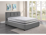 Vela White 12" Queen Hybrid Mattress - Ornate Home