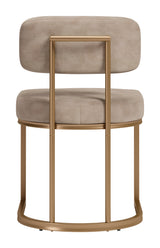 Velar Beige & Bronze Dining Chair (Set of 2) - Ornate Home