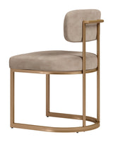 Velar Beige & Bronze Dining Chair (Set of 2) - Ornate Home