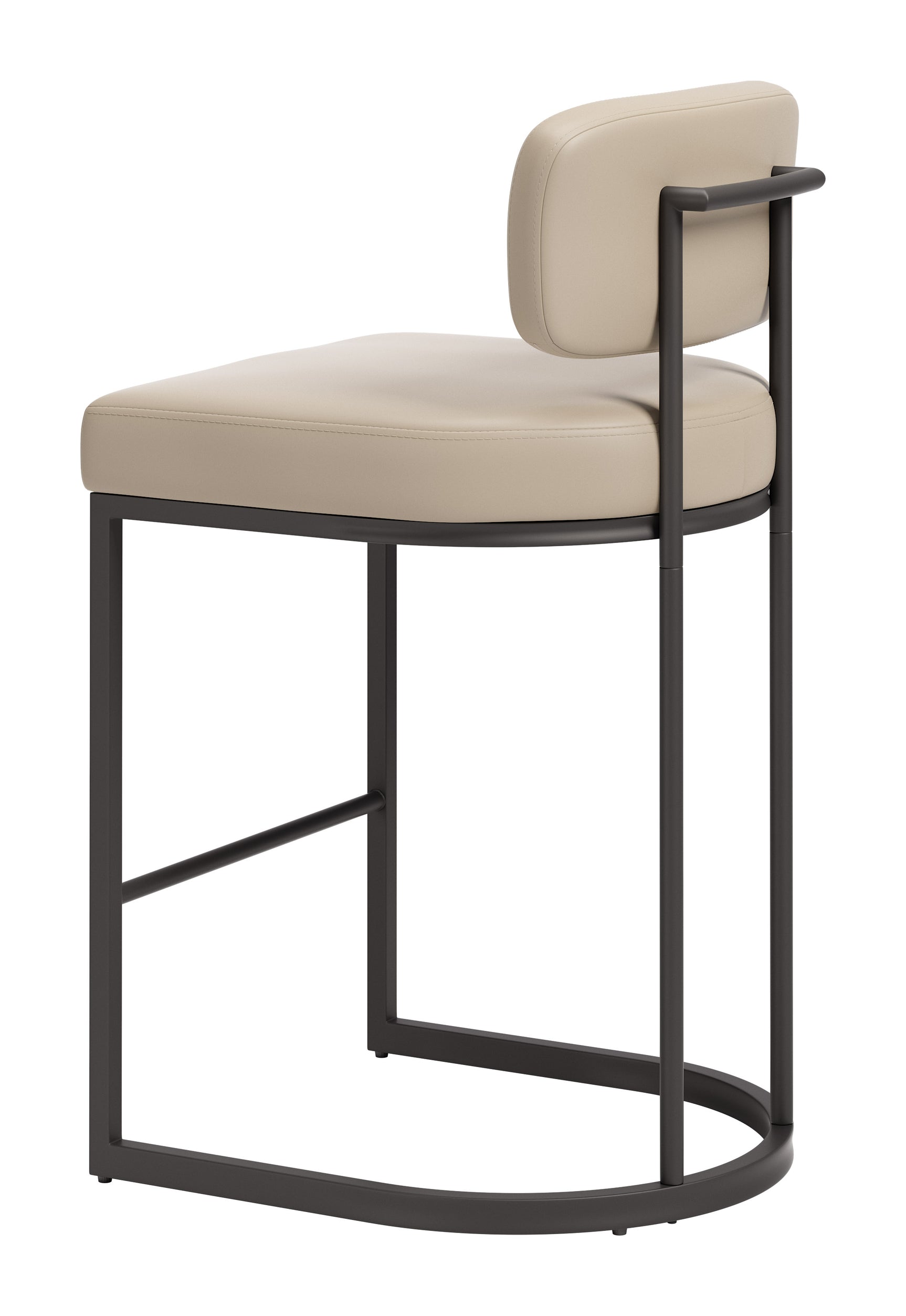 Velar Beige & Gray Counter Stool (Set of 2)