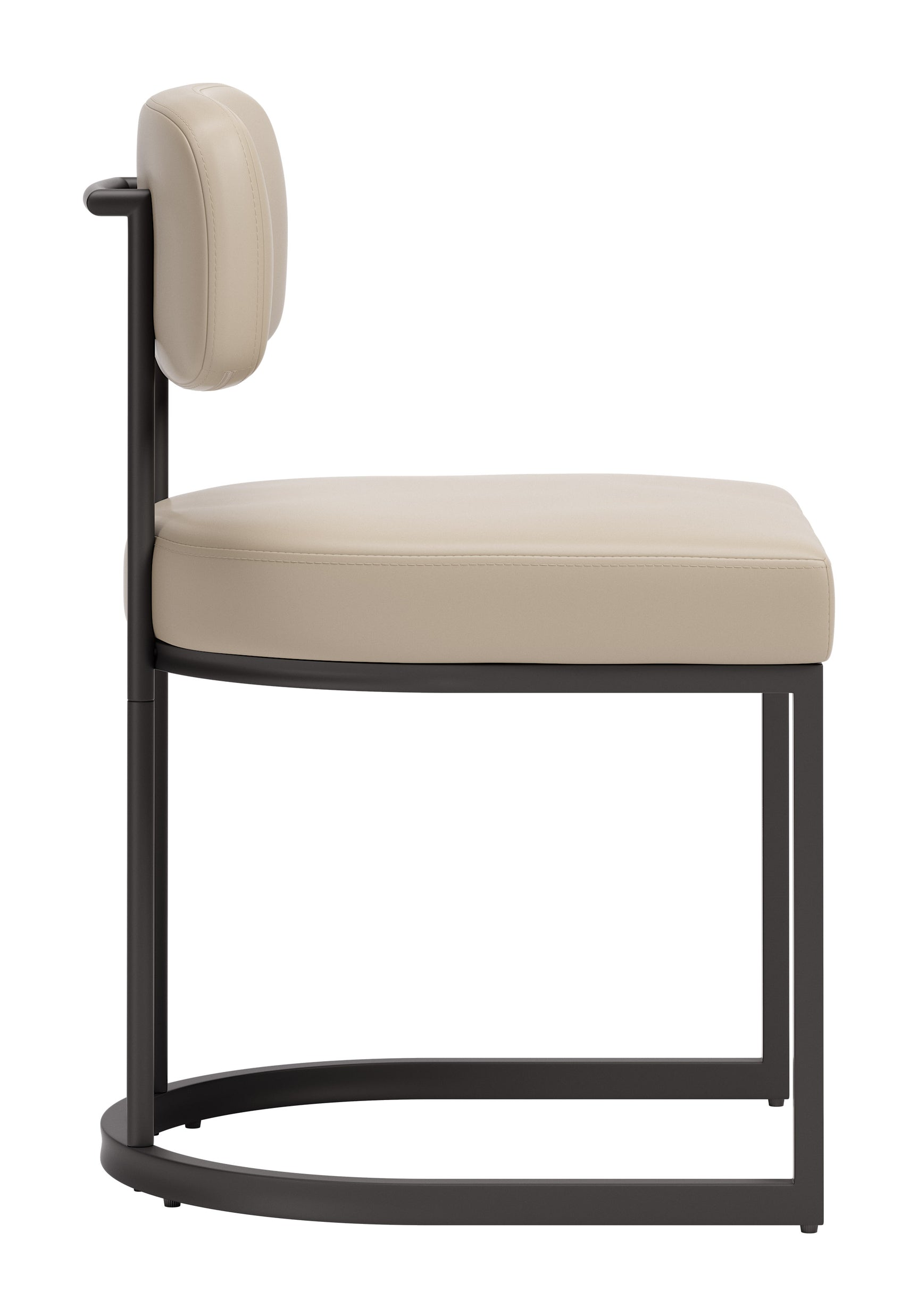 Velar Beige & Gray Dining Chair (Set of 2)