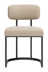 Velar Beige & Gray Dining Chair (Set of 2)
