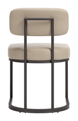 Velar Beige & Gray Dining Chair (Set of 2)
