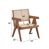 Velentina Brown Accent Chair - Ornate Home