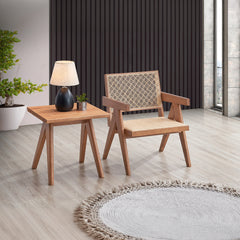 Velentina Brown Accent Chair - Ornate Home