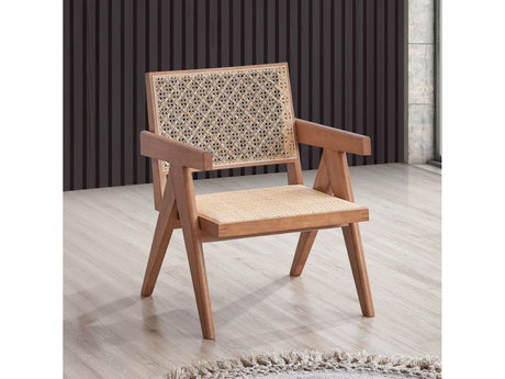 Velentina Brown Accent Chair - Ornate Home