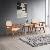 Velentina Natural Accent Table - Ornate Home