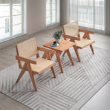 Velentina Natural Accent Table - Ornate Home