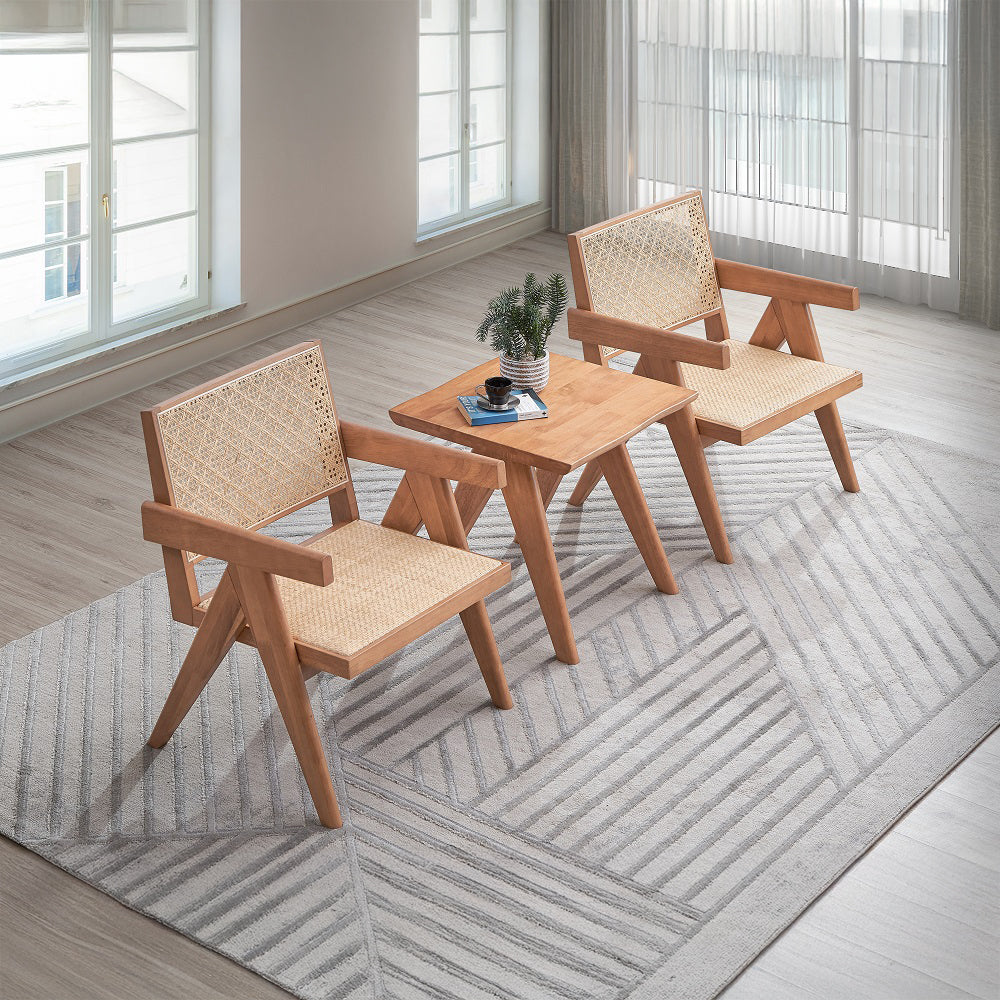 Velentina Natural Accent Table - Ornate Home