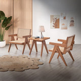 Velentina Natural Accent Table - Ornate Home