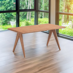 Velentina Natural Dining Table - Ornate Home