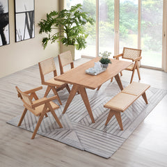 Velentina Natural Dining Table - Ornate Home