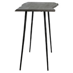 Velez Sandblasted Gray Console Table - Ornate Home