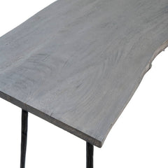 Velez Sandblasted Gray Console Table - Ornate Home