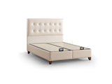 Vella Beige Storage Bed With Headboard