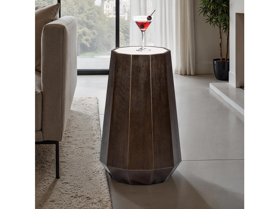 Vellara Dark Walnut Martini Table - Ornate Home