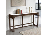 Vellara Dark Walnut Sofa Table - Ornate Home