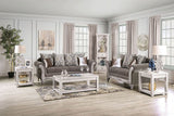 Velletri Warm Gray/Weathered White Sofa - Ornate Home