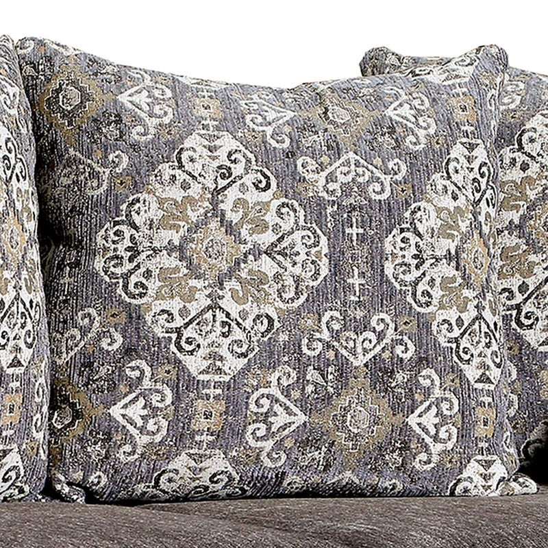 Velletri Warm Gray/Weathered White Sofa - Ornate Home