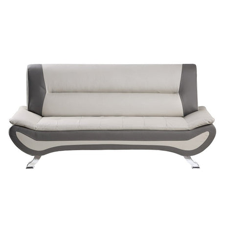 Veloce Beige/Gray Sofa - Ornate Home